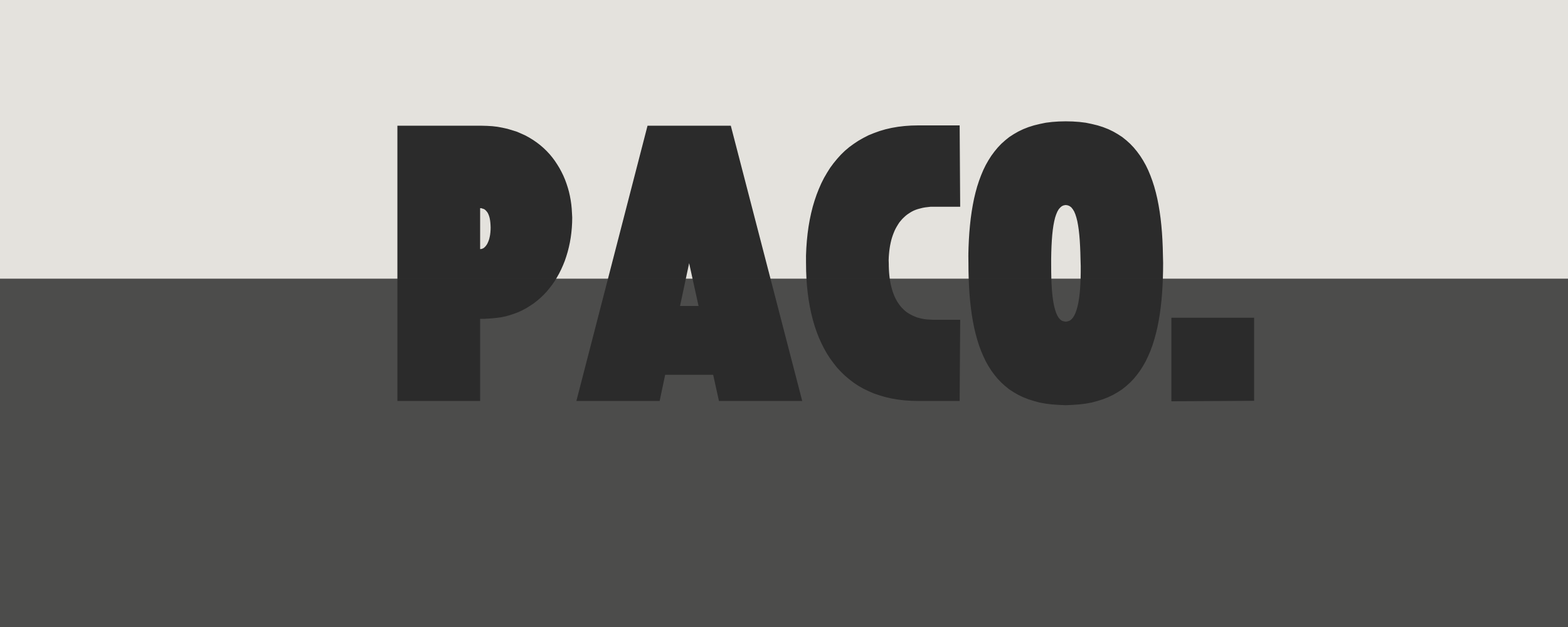 LOGO PACO BANNER